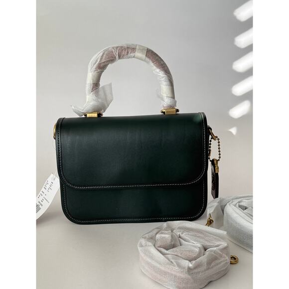 Coach Rogue Top Handle Crossbody Bag Amazon Green C6860 - Picture 10 of 11
